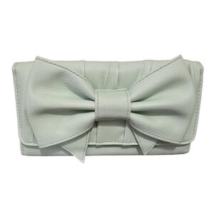 NWOT Teal‎ Wallet with Bow